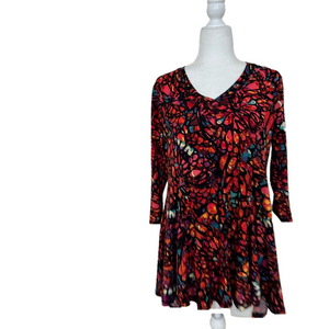 Attitudes by Renee V-Neck Flare Tunic